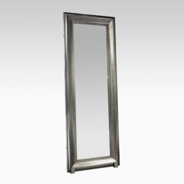 Silver Frame Floor Mirror